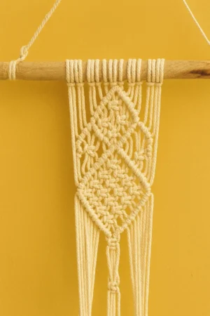 Wooden Dowel Pot Hanger